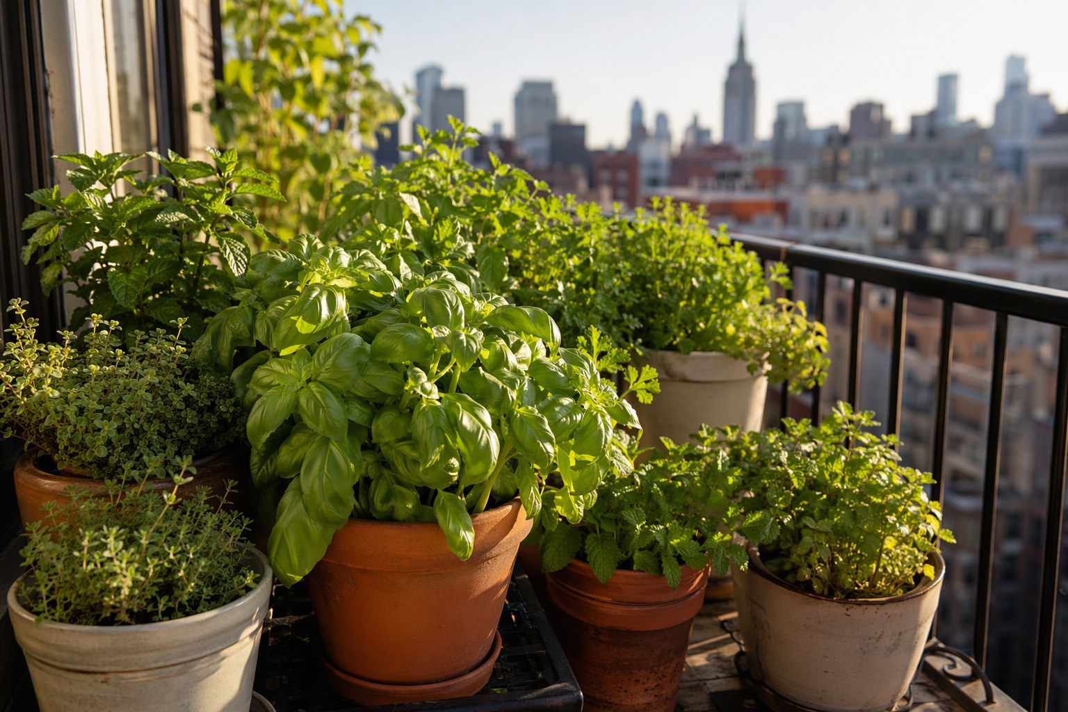 Herb Garden on Your Balcony: Fresh Basil to Cilantro in 4 Weeks
