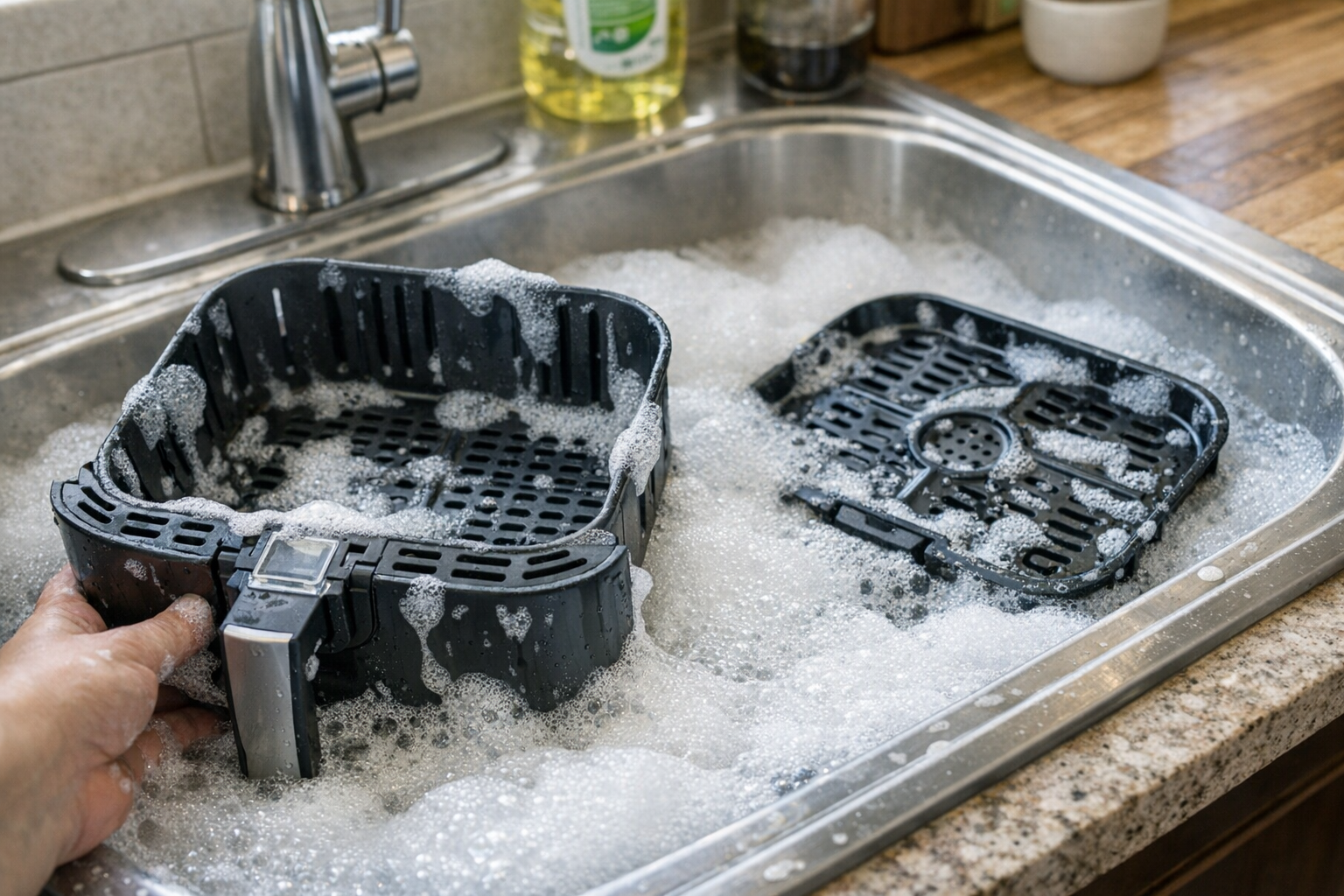 How to Clean an Air Fryer Without Hours of Soaking