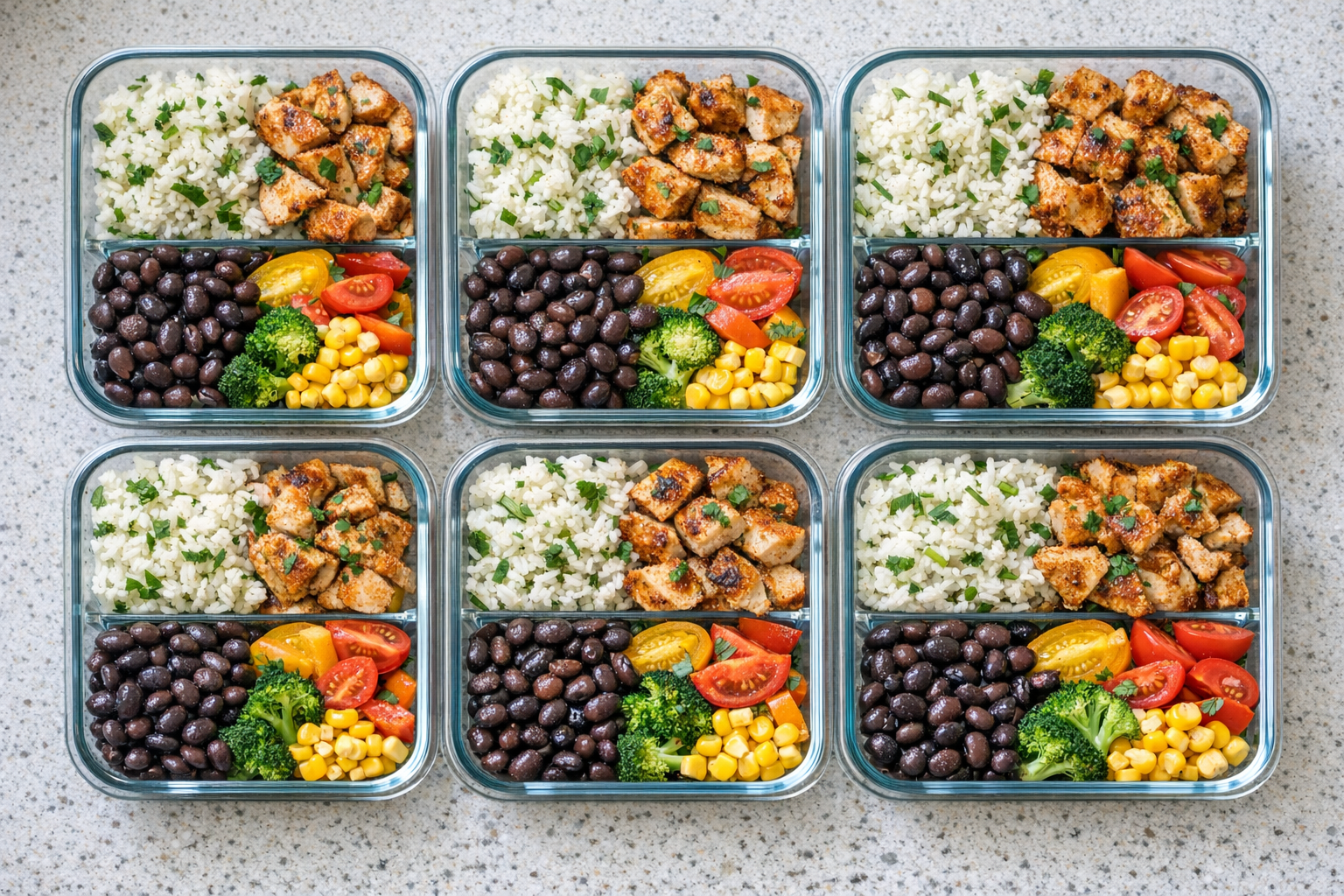Meal Prep on a 50 Dollar Weekly Budget (5 Real Meals)