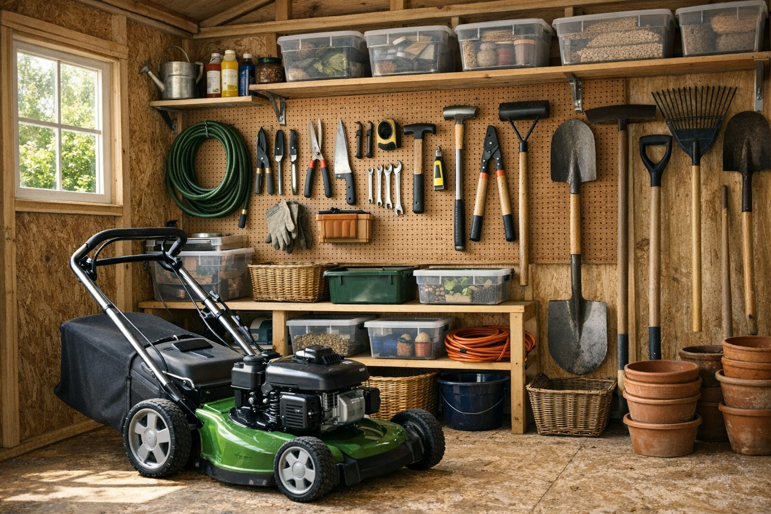 How to Organize a Garden Shed for Spring (Step-by-Step)