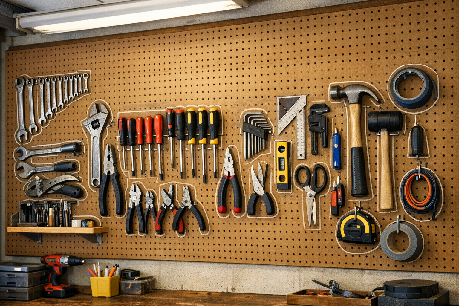 How to Set Up Garage Pegboard Zones (Pro Mechanic Style)