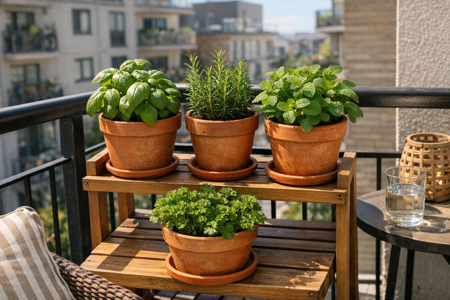 How to Start a Container Herb Garden on a Balcony